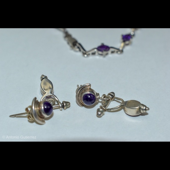 Northern California style necklace earrings - Picture 2 of 5